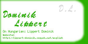 dominik lippert business card